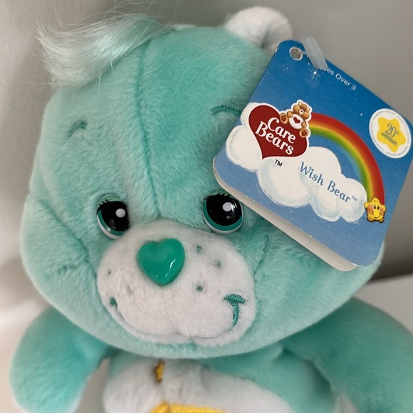 ✨ Care Bear Wish Bear 8” Carlton Cards 2002 Like new with tags. - Picture 2 of 4